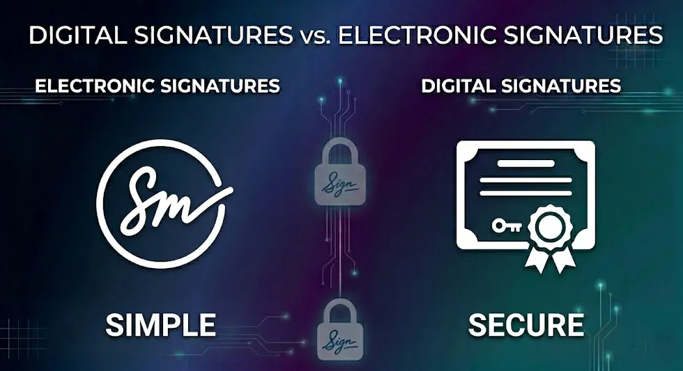 Digital Signatures vs. Electronic Signatures: A 2026 Security Deep-Dive